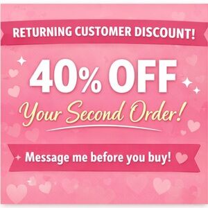 Pink Discount Offer Sign